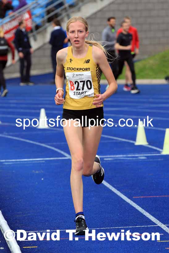 Womens under-17s 2022 Northern Road Relays, SportsCity, Manchester. Photo: David T. Hewitson/Sports for All Pics
